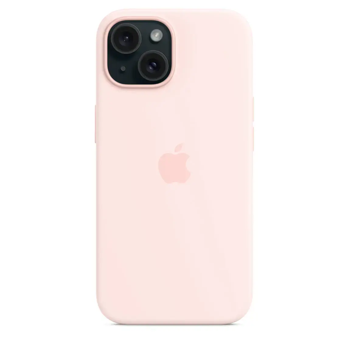 Чохол Apple iPhone 15 Silicone Case with MagSafe Lux Copy - Light Pink