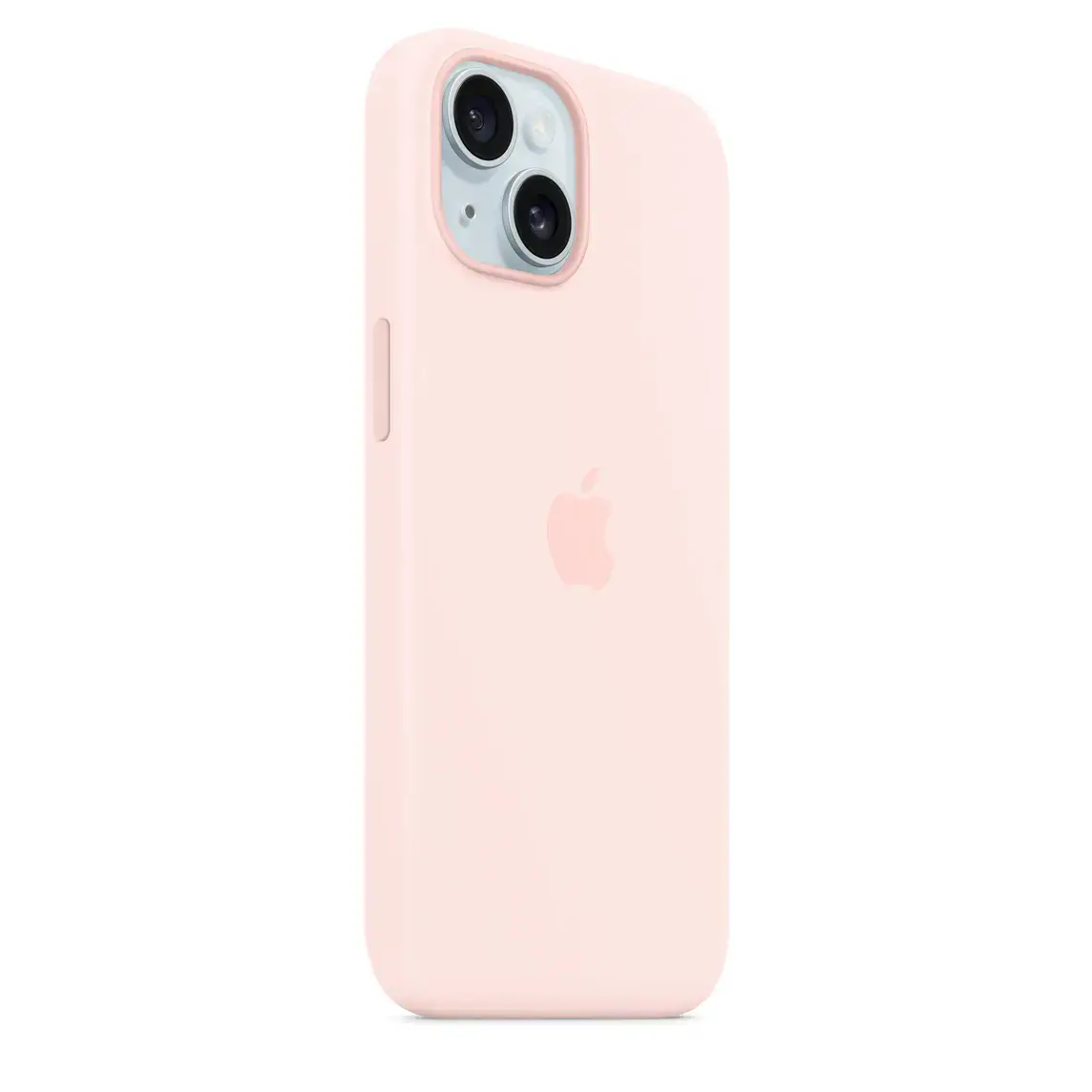 Чохол Apple iPhone 15 Silicone Case with MagSafe Lux Copy - Light Pink