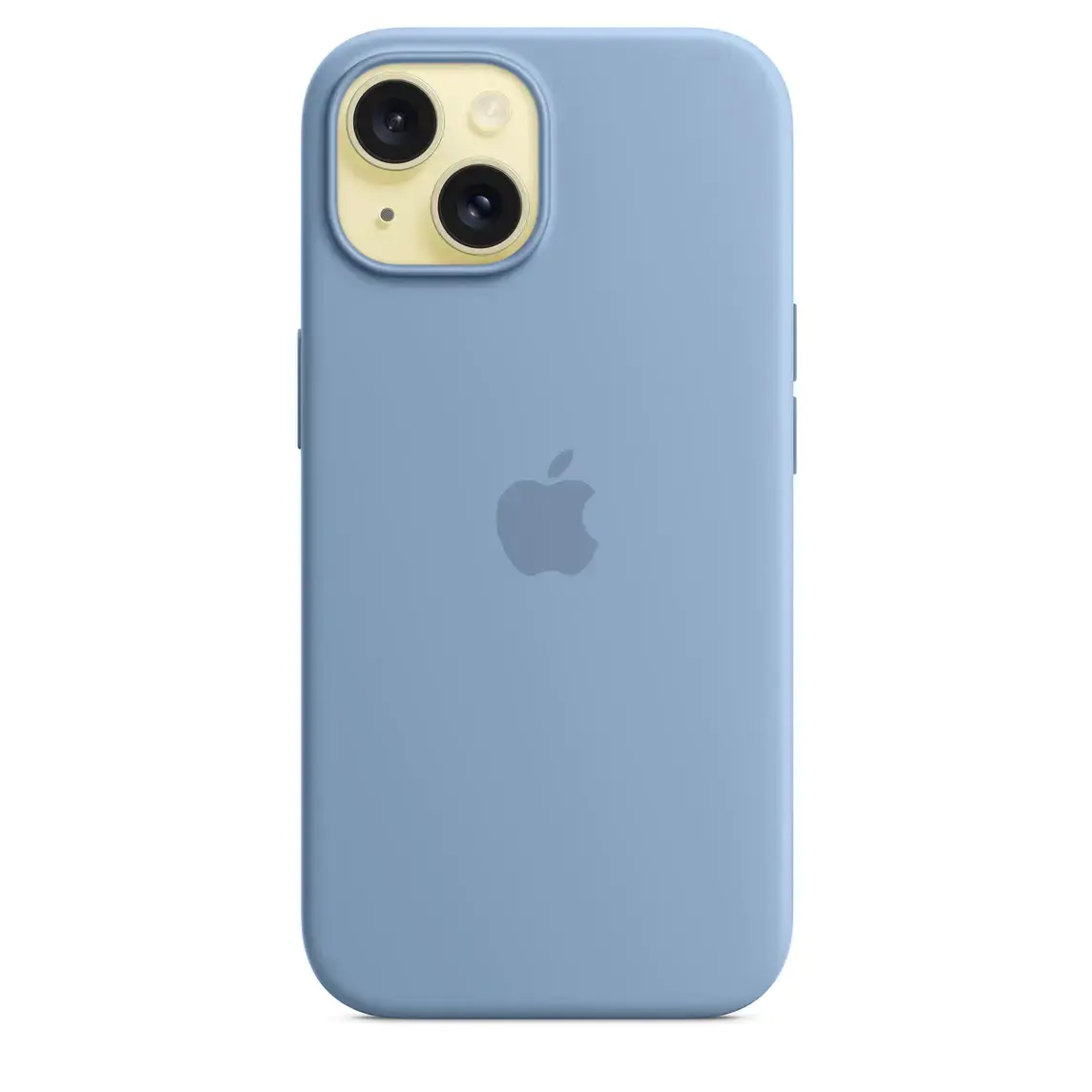 Чехол Apple iPhone 15 Silicone Case with MagSafe Lux Copy - Winter Blue