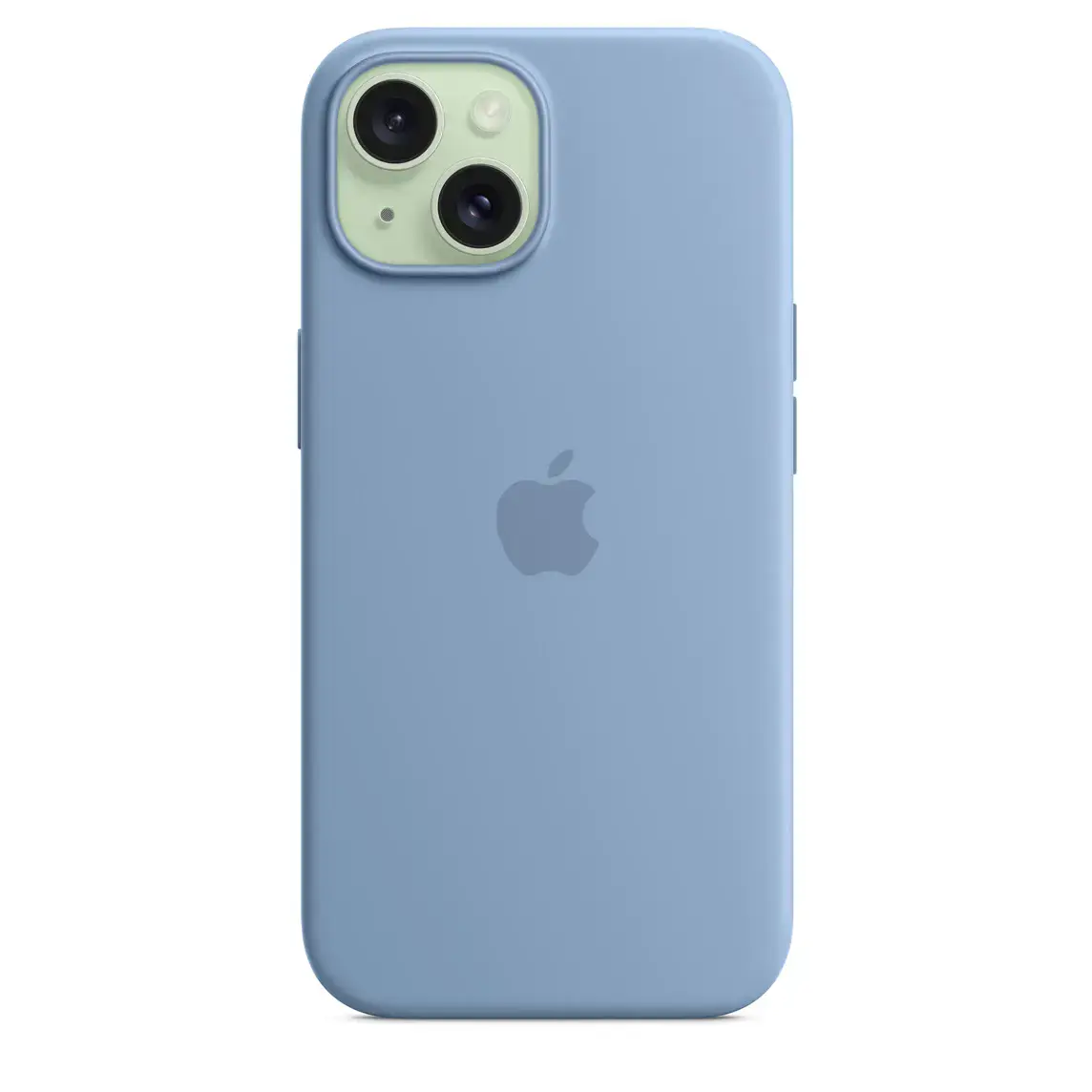 Чехол Apple iPhone 15 Silicone Case with MagSafe Lux Copy - Winter Blue
