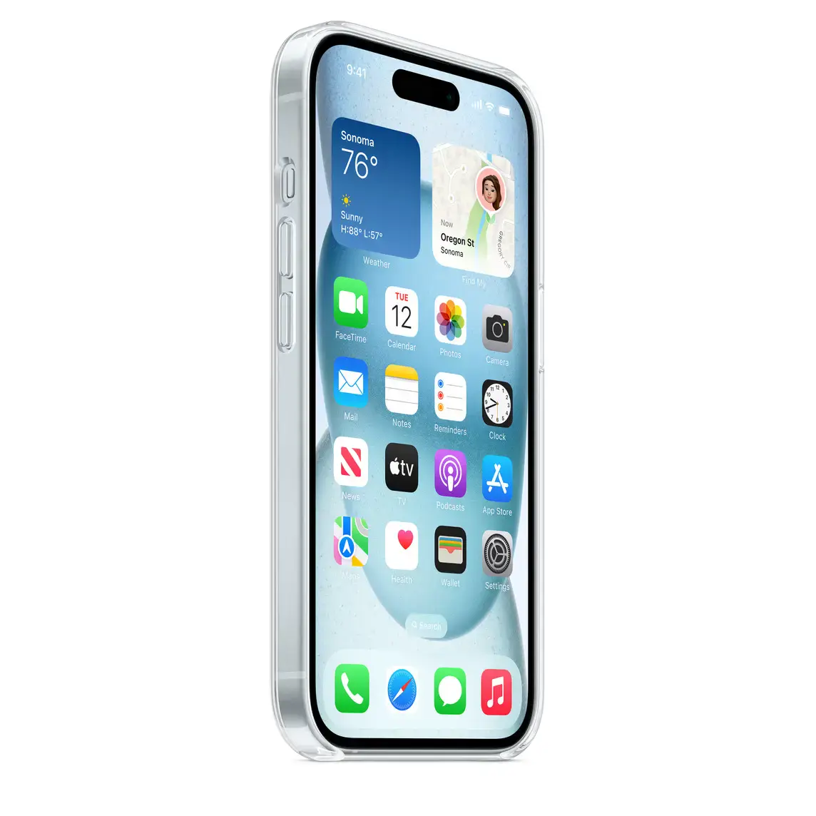 Чехол Apple iPhone 15 Clear Case with MagSafe (MT203)