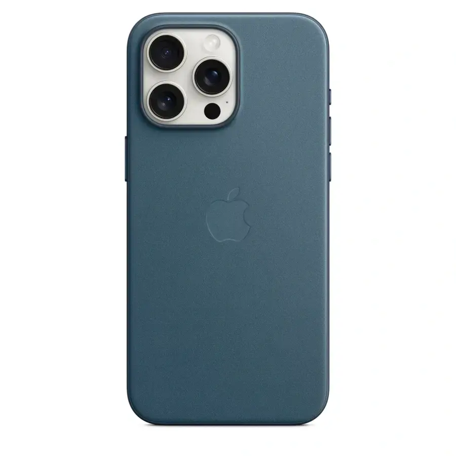 Чохол Apple iPhone 15 Pro Max FineWoven Case with MagSafe - Pacific Blue (MT4Y3)