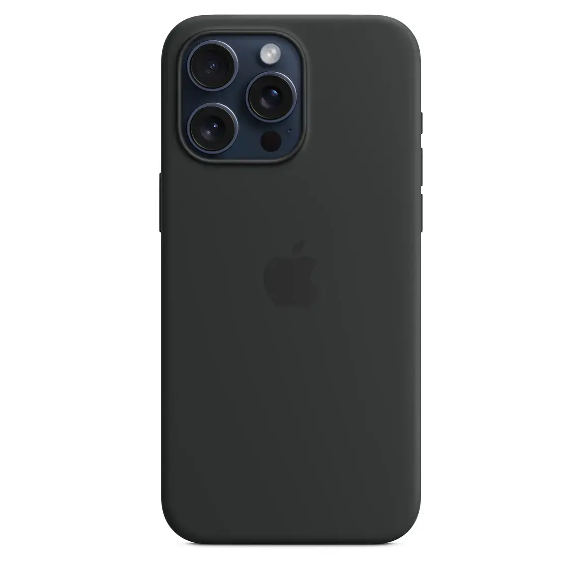 Чехол Apple iPhone 15 Pro Max Silicone Case with MagSafe - Black (MT1M3)