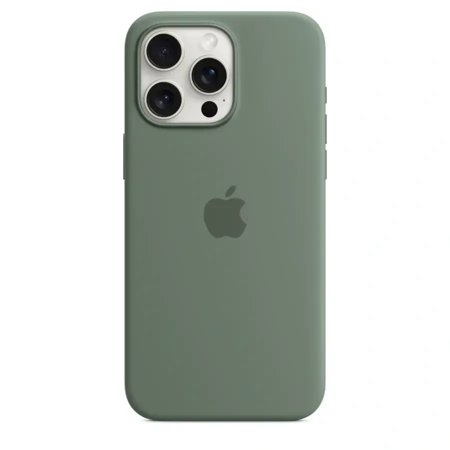 Чохол Apple iPhone 15 Pro Max Silicone Case with MagSafe - Cypress (MT1X3)
