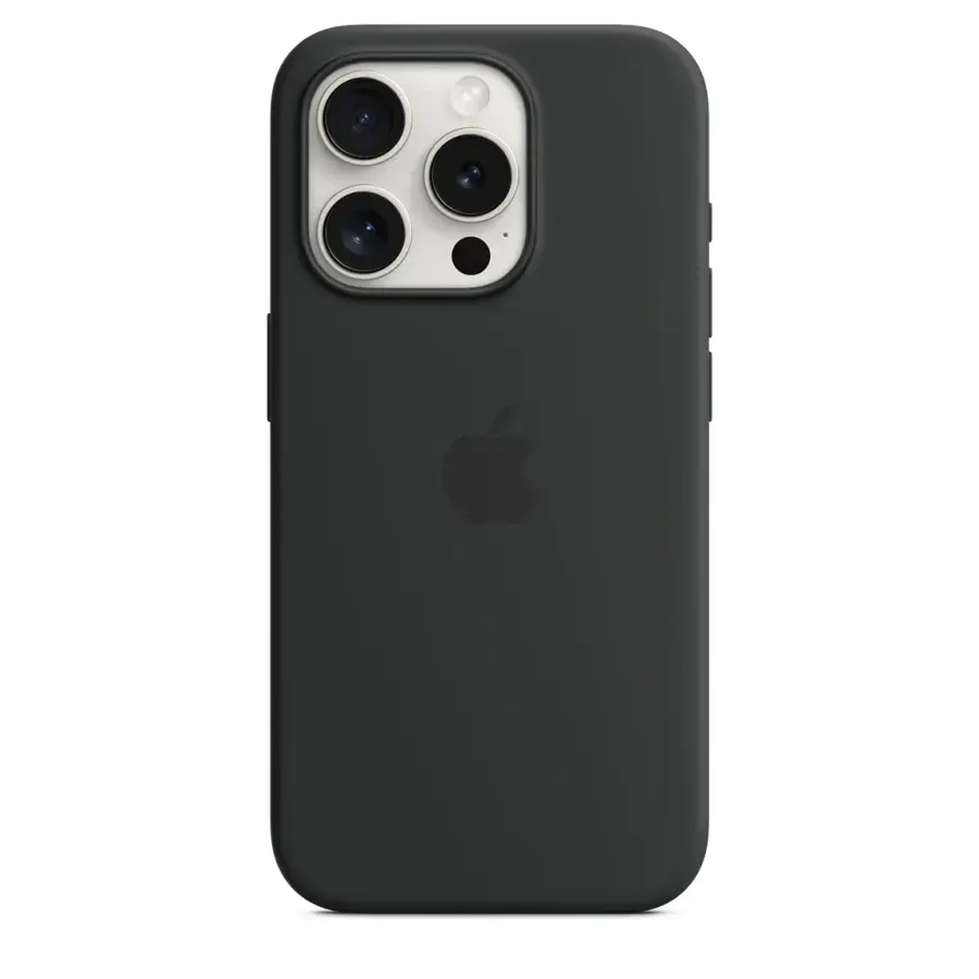Чехол Apple iPhone 15 Pro Silicone Case with MagSafe - Black (MT1A3)