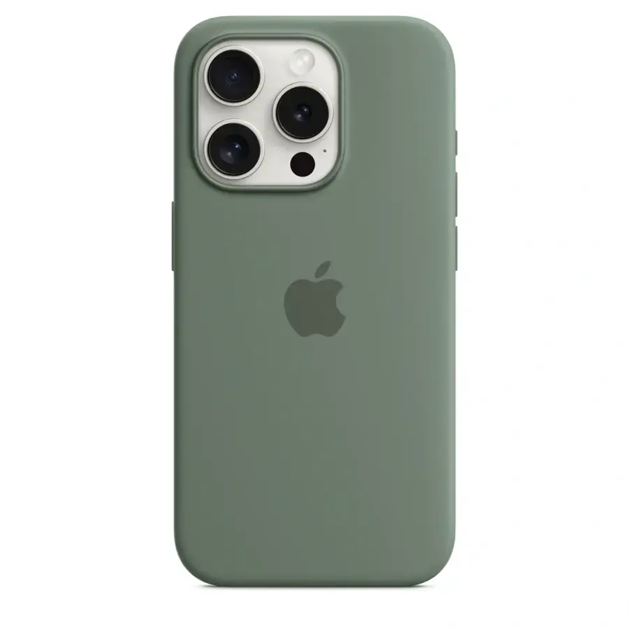 Чохол Apple iPhone 15 Pro Silicone Case with MagSafe - Cypress (MT1J3)