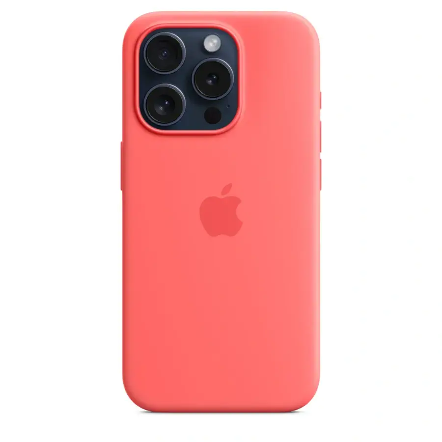 Чохол Apple iPhone 15 Pro Silicone Case with MagSafe - Guava (MT1G3)