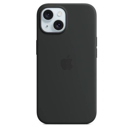 Чохол Apple iPhone 15 Silicone Case with MagSafe - Black (MT0J3)