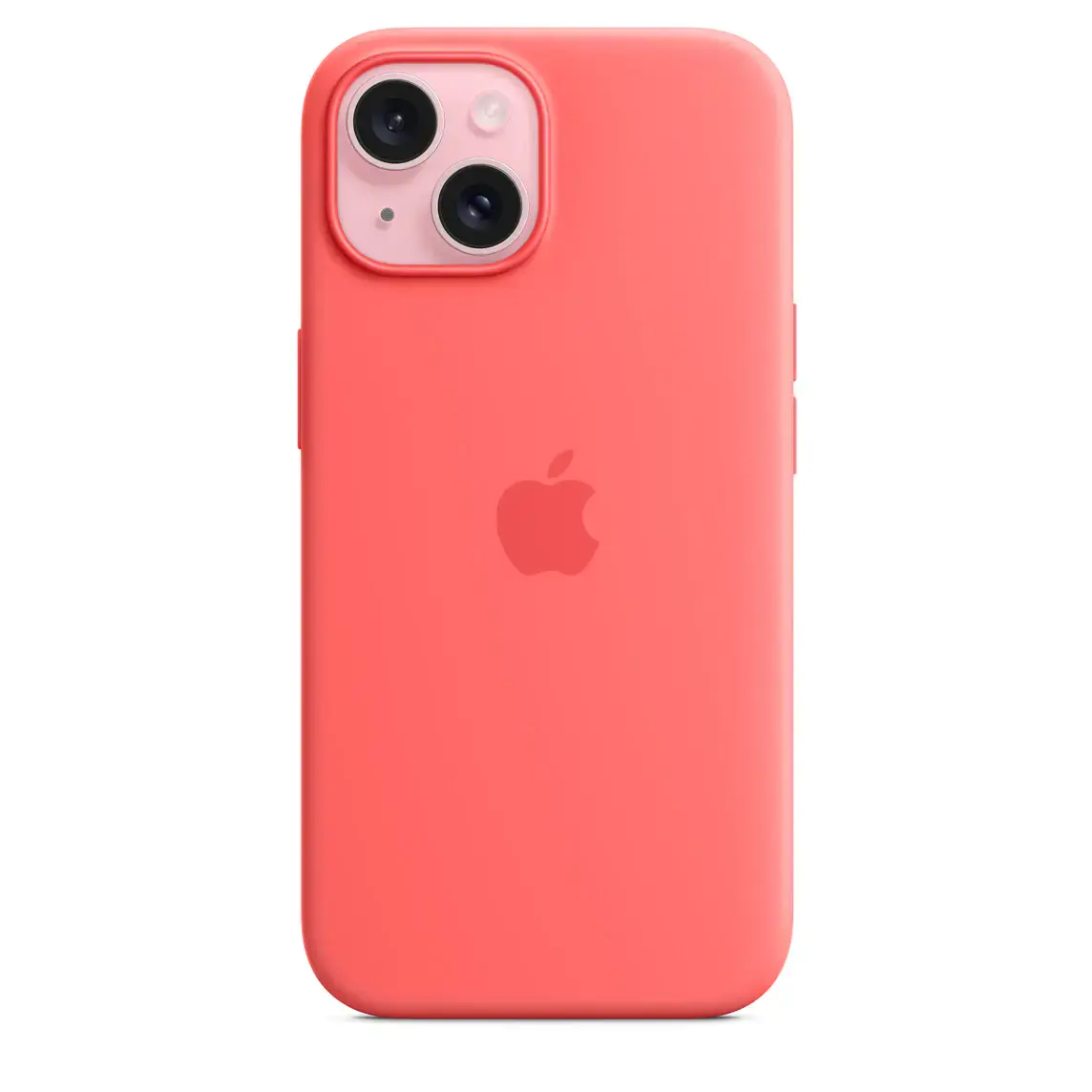 Чехол Apple iPhone 15 Silicone Case with MagSafe - Guava (MT0V3)