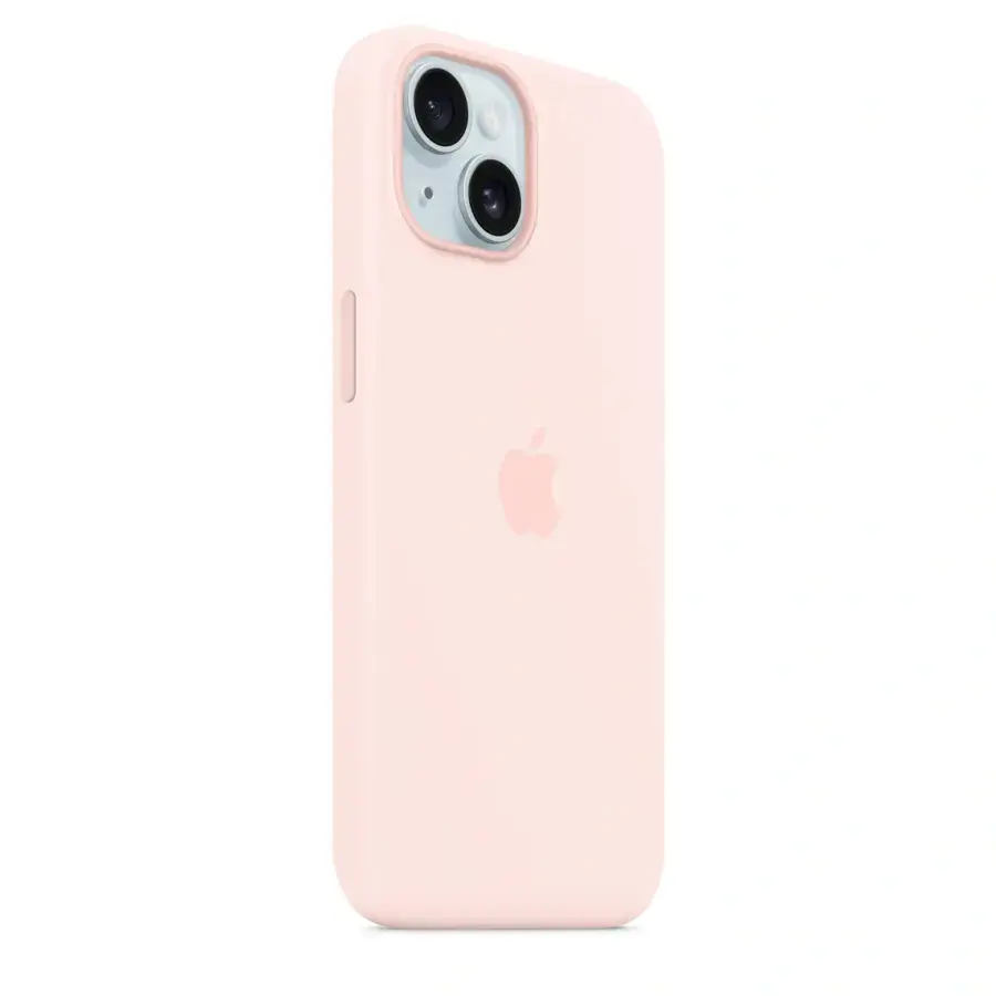 Чехол Apple iPhone 15 Silicone Case with MagSafe - Light Pink (MT0U3)