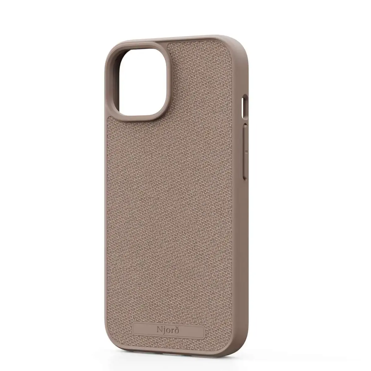Чехол Njord Fabric MagSafe Case for iPhone 15 - Pink Sand (NA51FA12)