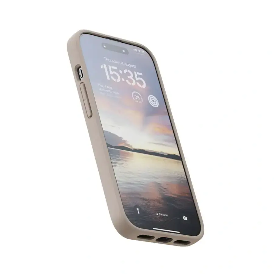 Чохол Njord Fabric MagSafe Case for iPhone 15 - Pink Sand (NA51FA12)