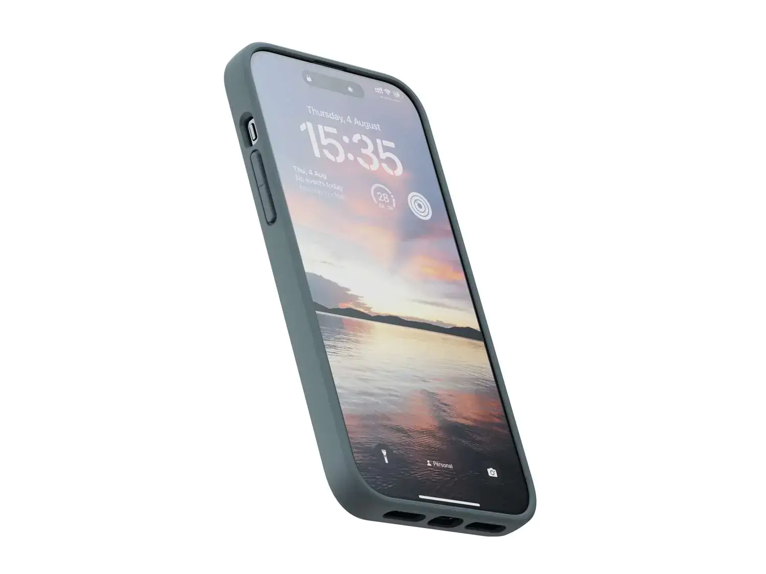 Чохол Njord Fabric MagSafe Case for iPhone 15 Plus - Dark Grey (NA52FA09)