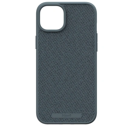 Чехол Njord Fabric MagSafe Case for iPhone 15 Plus - Dark Grey (NA52FA09)