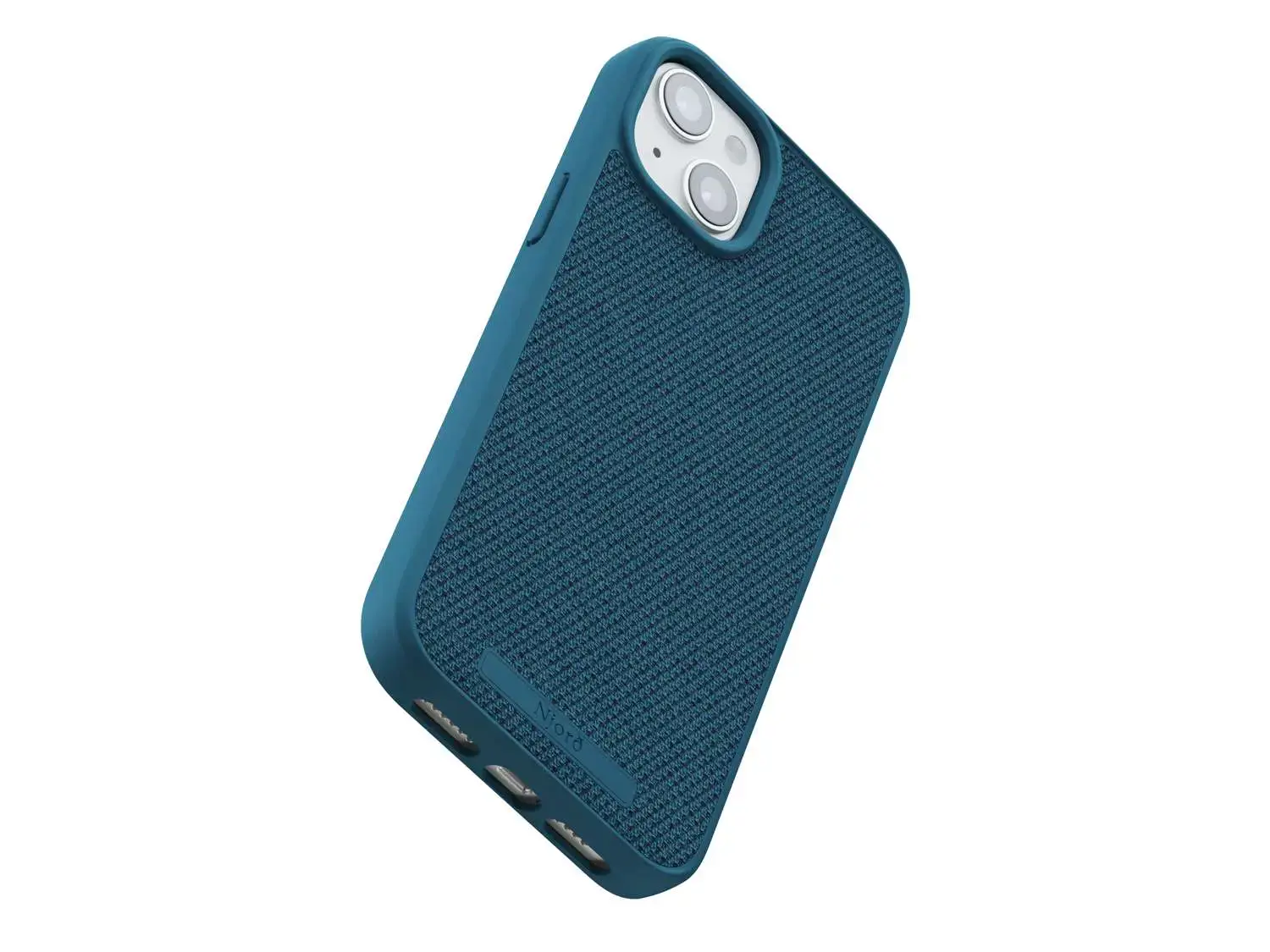 Чохол Njord Fabric MagSafe Case for iPhone 15 Plus - Deep Sea (NA52FA01)