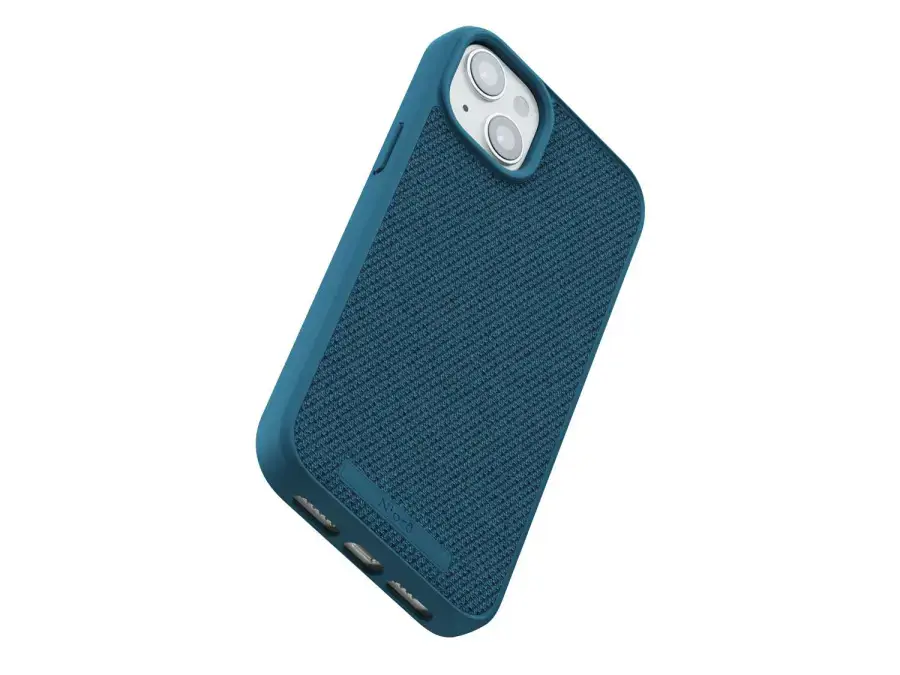 Чехол Njord Fabric MagSafe Case for iPhone 15 Plus - Deep Sea (NA52FA01)