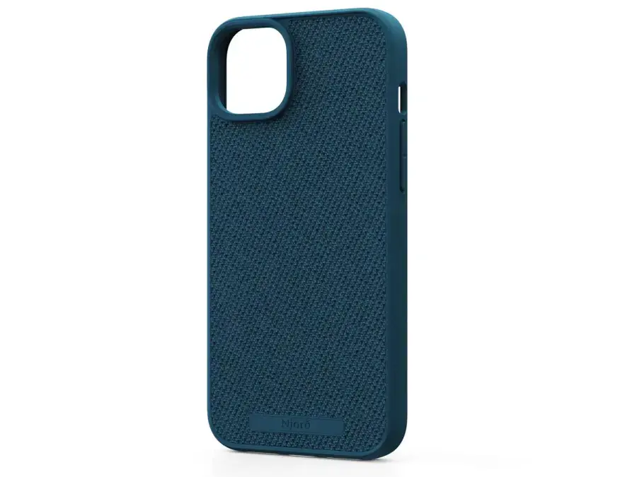 Чехол Njord Fabric MagSafe Case for iPhone 15 Plus - Deep Sea (NA52FA01)