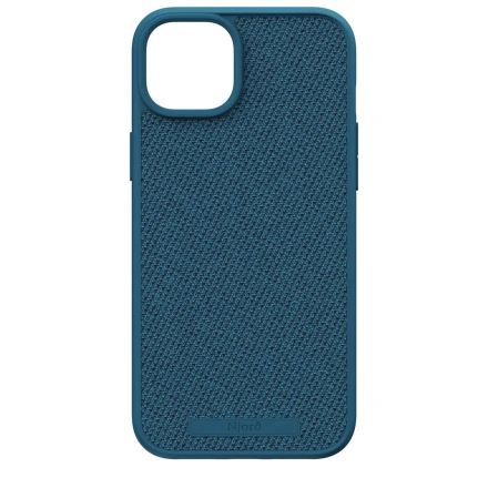 Чехол Njord Fabric MagSafe Case for iPhone 15 Plus - Deep Sea (NA52FA01)