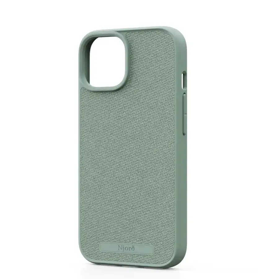 Чохол Njord Fabric MagSafe Case for iPhone 15 - Turquoise (NA51FA13)