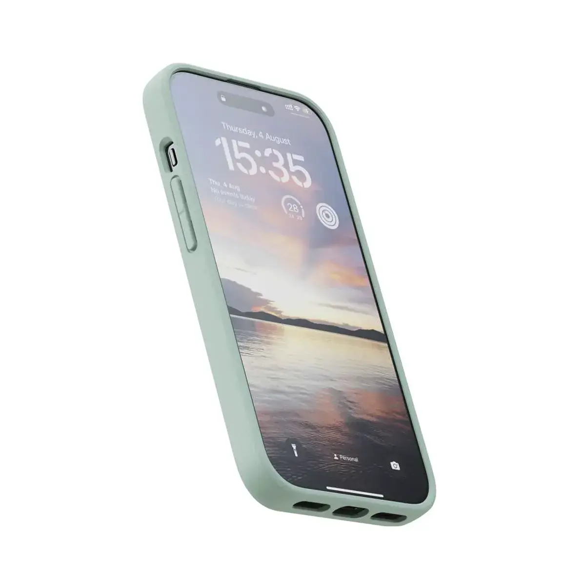 Чохол Njord Fabric MagSafe Case for iPhone 15 - Turquoise (NA51FA13)