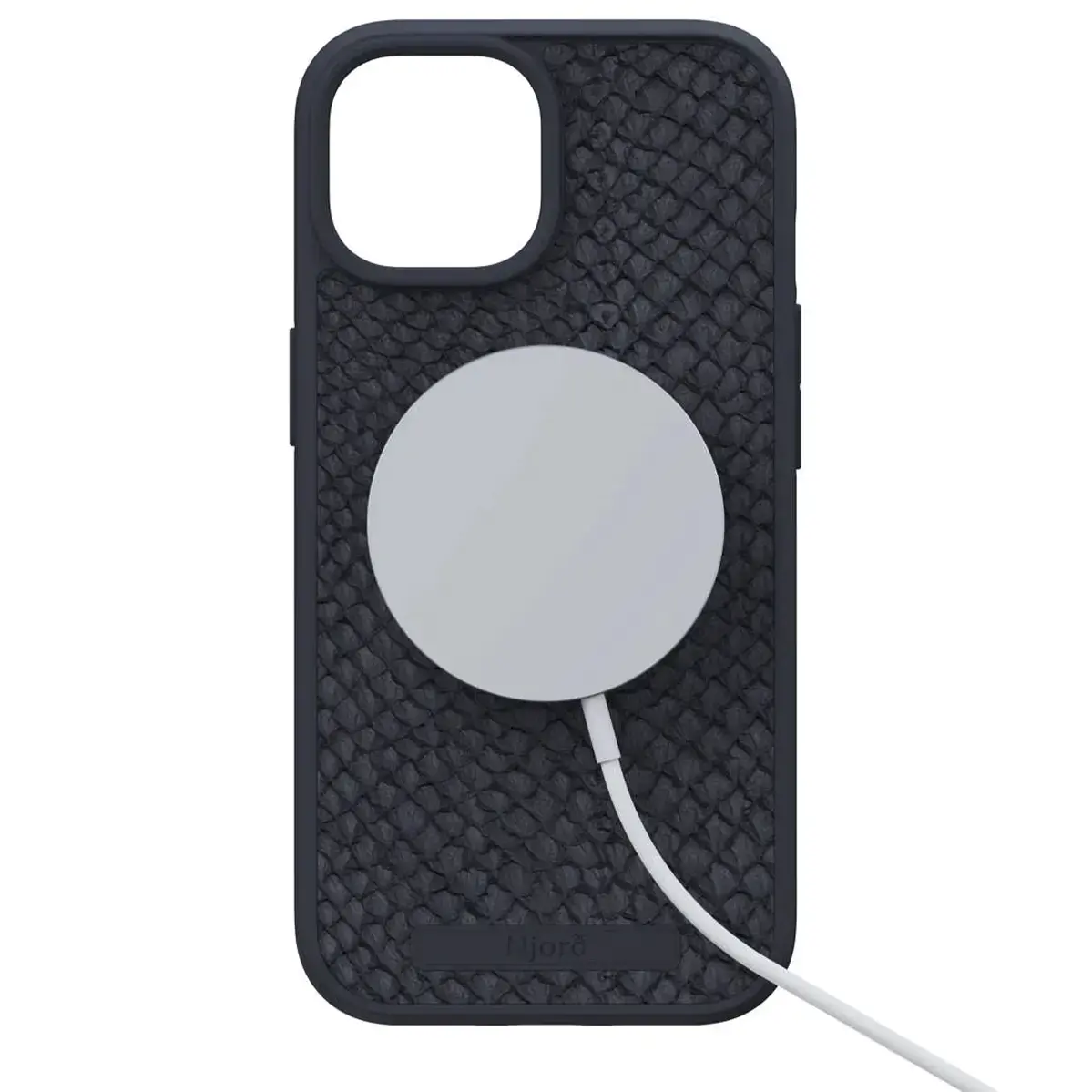 Чехол Njord Salmon Leather MagSafe Case for iPhone 15 - Black (NA51SL00)