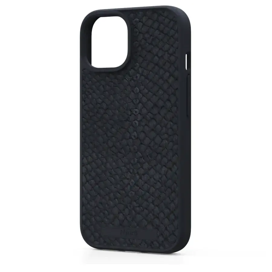 Чехол Njord Salmon Leather MagSafe Case for iPhone 15 - Black (NA51SL00)