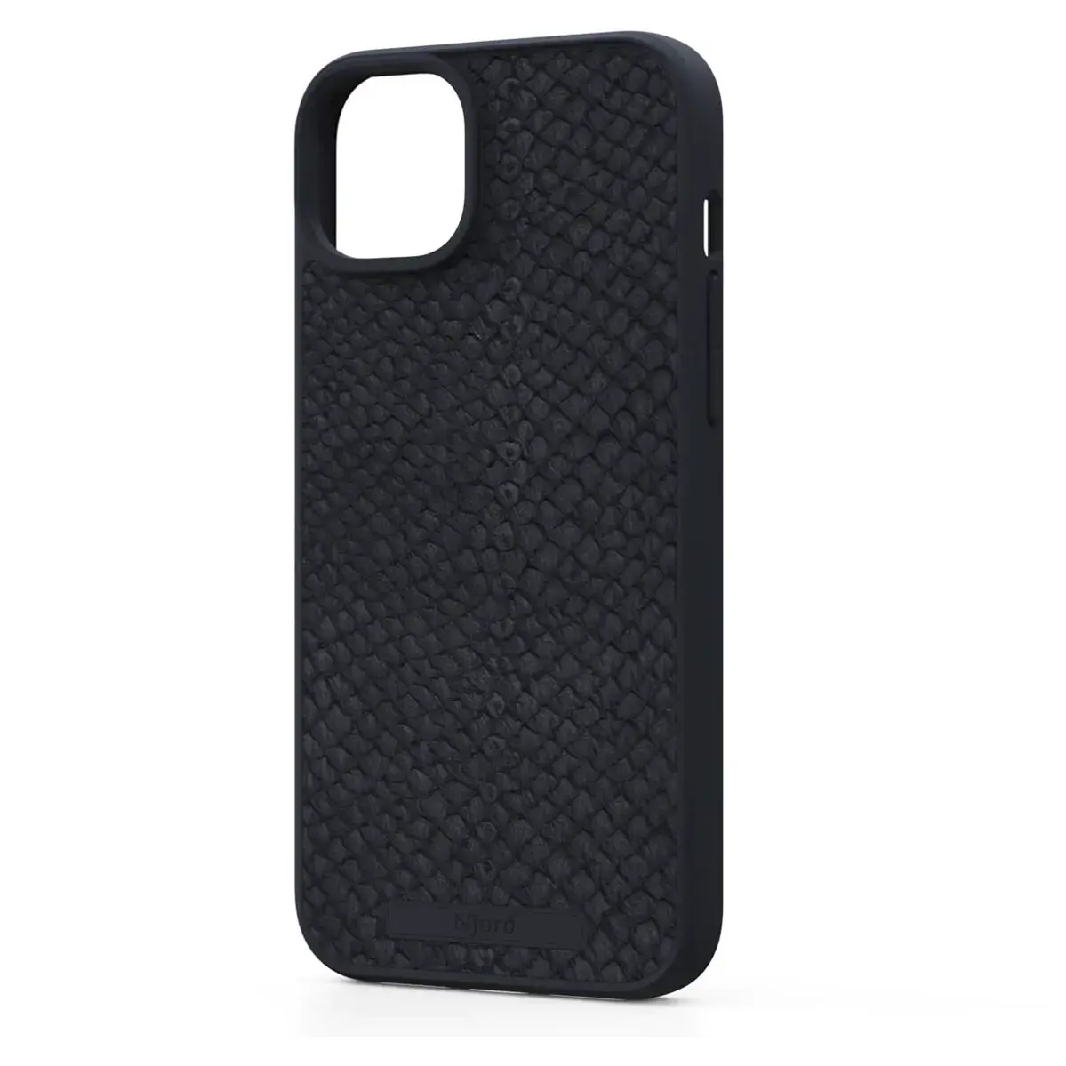 Чехол Njord Salmon Leather MagSafe Case for iPhone 15 Plus - Black (NA52SL00)