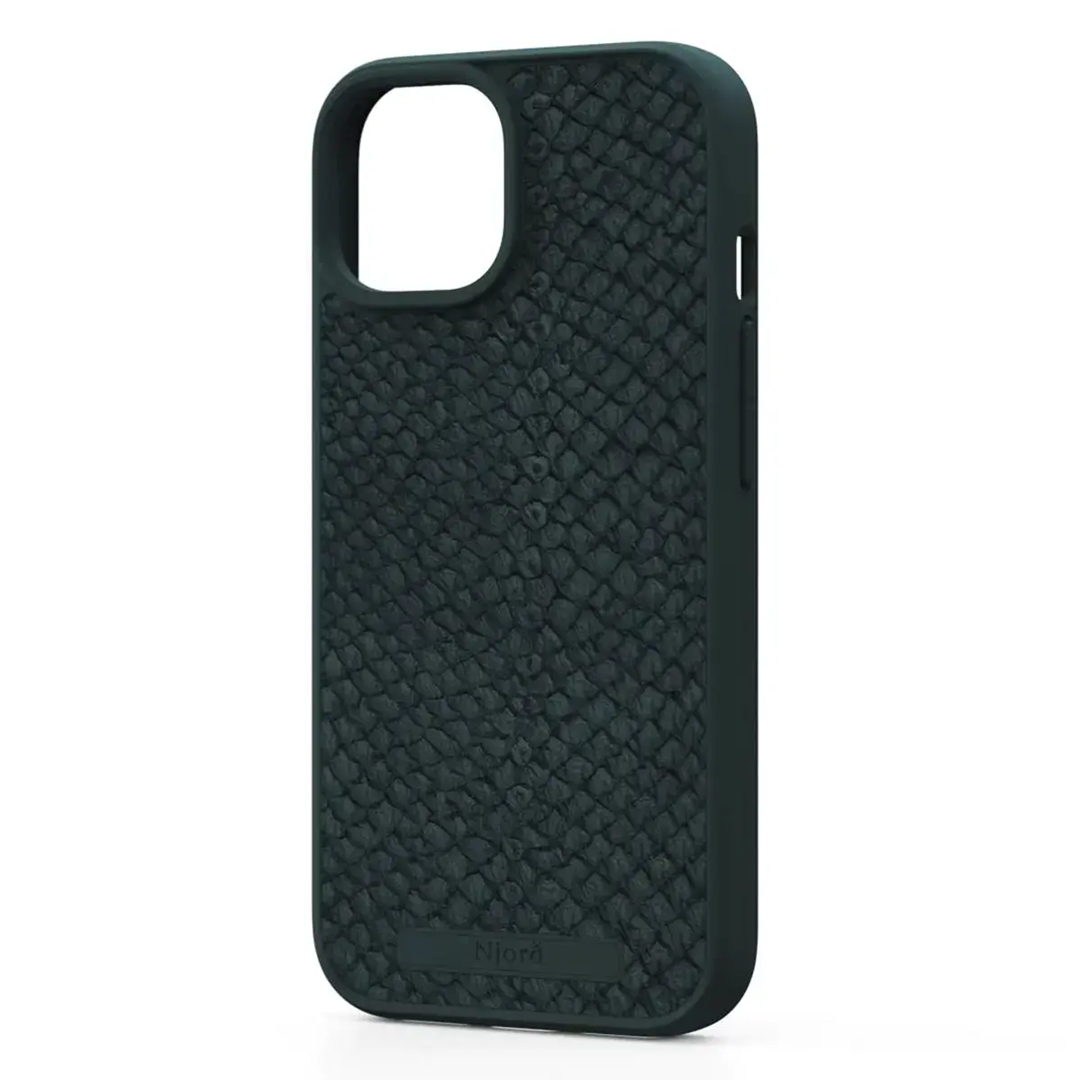 Чехол Njord Salmon Leather MagSafe Case for iPhone 15 Plus - Dark Green (NA52SL02)