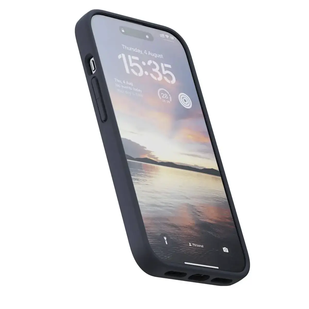 Чехол Njord Salmon Leather MagSafe Case for iPhone 15 Pro Max - Black (NA54SL00)