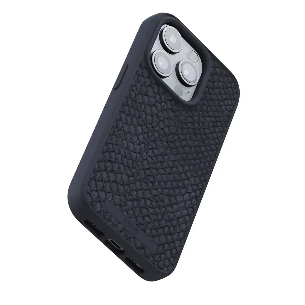Чехол Njord Salmon Leather MagSafe Case for iPhone 15 Pro Max - Black (NA54SL00)