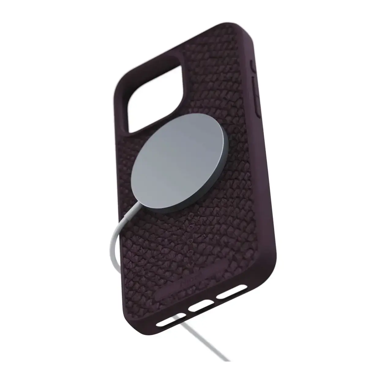 Чехол Njord Salmon Leather MagSafe Case for iPhone 15 Pro Max - Rust (NA54SL03)