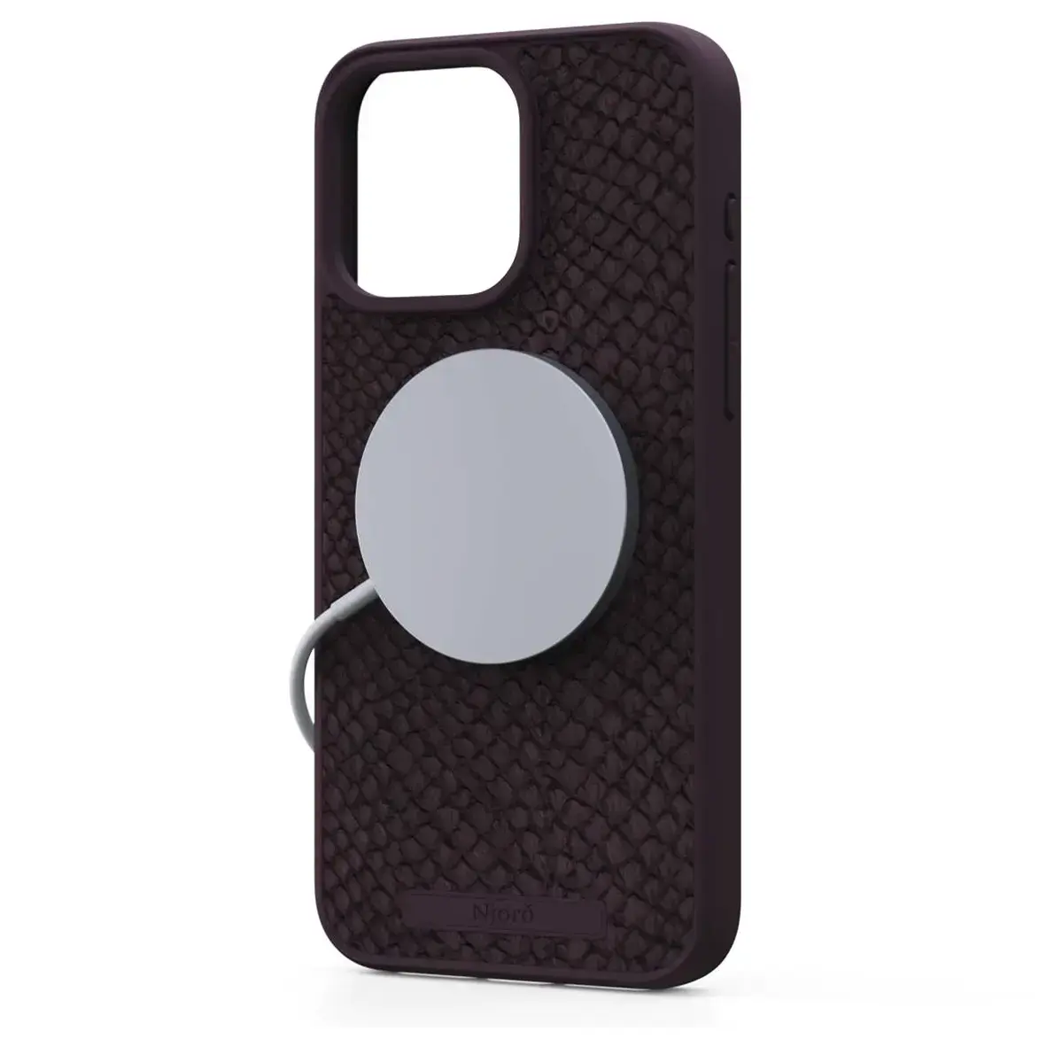 Чехол Njord Salmon Leather MagSafe Case for iPhone 15 Pro Max - Rust (NA54SL03)