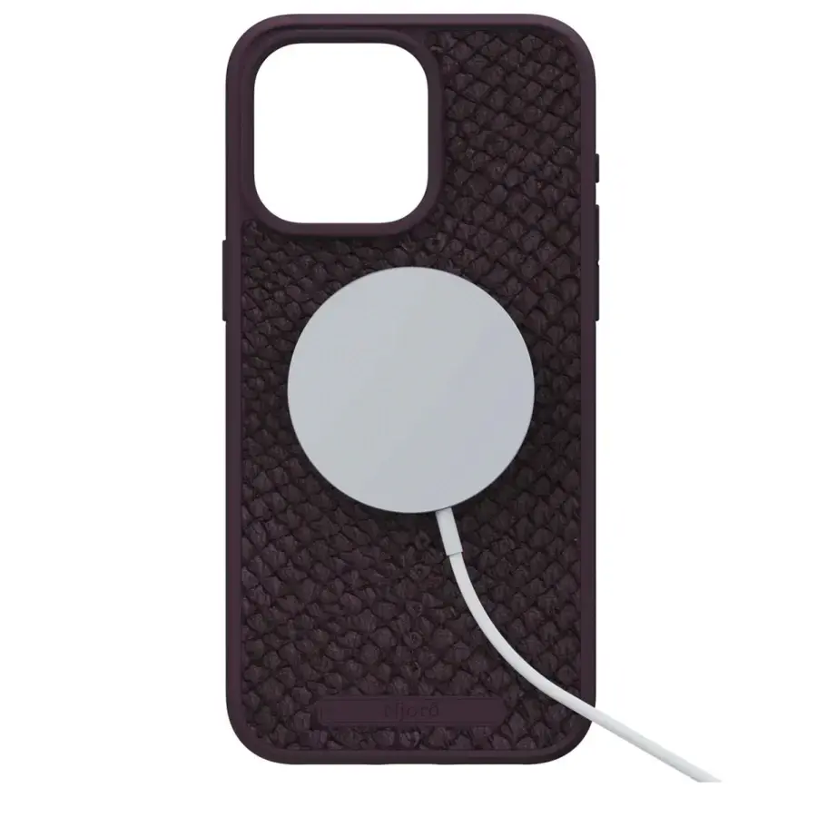 Чохол Njord Salmon Leather MagSafe Case for iPhone 15 Pro Max - Rust (NA54SL03)