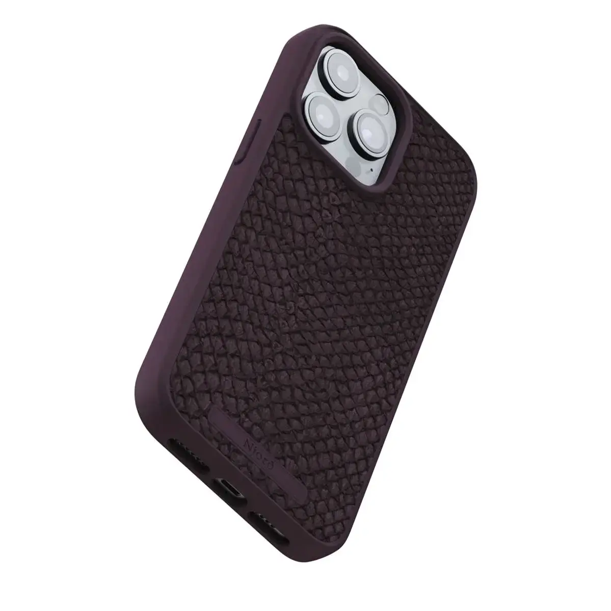 Чехол Njord Salmon Leather MagSafe Case for iPhone 15 Pro Max - Rust (NA54SL03)