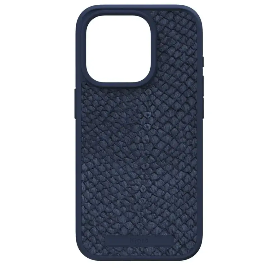 Чехол Njord Salmon Leather MagSafe Case for iPhone 15 Pro - Petrol Blue (NA53SL01)