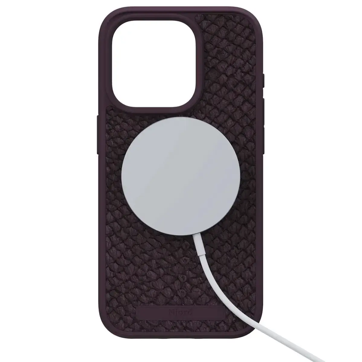 Чехол Njord Salmon Leather MagSafe Case for iPhone 15 Pro - Rust (NA53SL03)