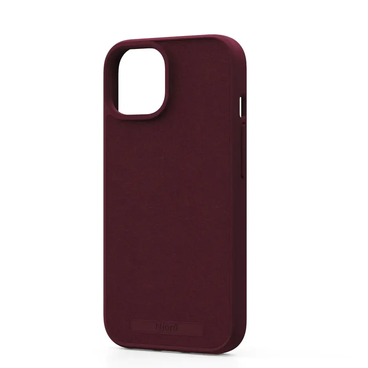 Чохол Njord Suede MagSafe Case for iPhone 15 - Crimson Red (NA51SU11)