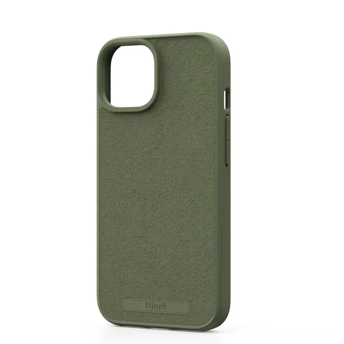 Чохол Njord Suede MagSafe Case for iPhone 15 - Olive (NA51SU06)