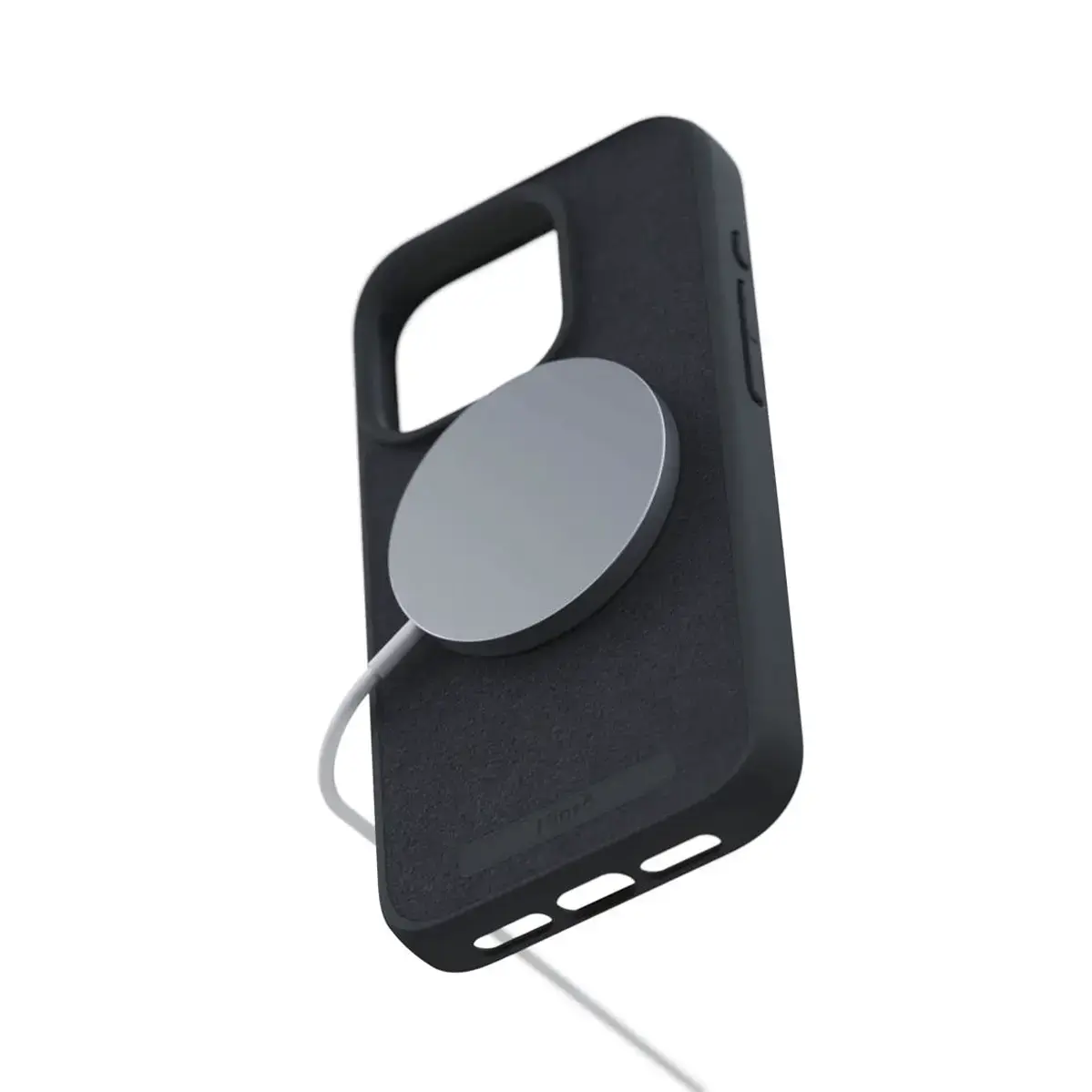 Чохол Njord Suede MagSafe Case for iPhone 15 Pro - Black (NA53SU00)