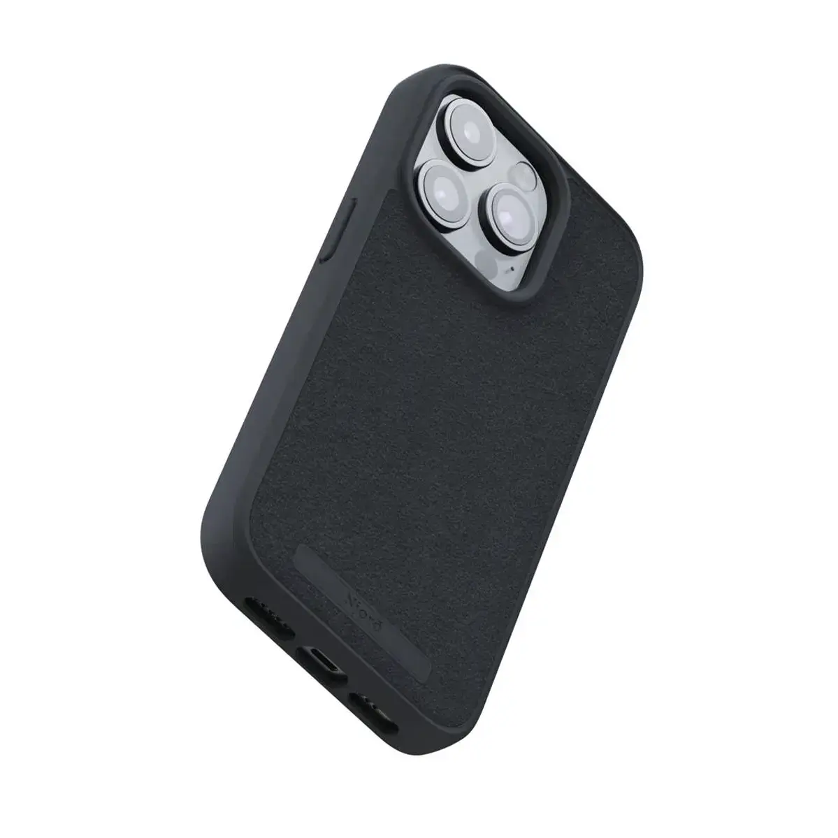 Чохол Njord Suede MagSafe Case for iPhone 15 Pro - Black (NA53SU00)