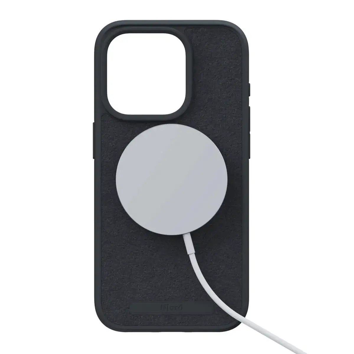 Чохол Njord Suede MagSafe Case for iPhone 15 Pro - Black (NA53SU00)