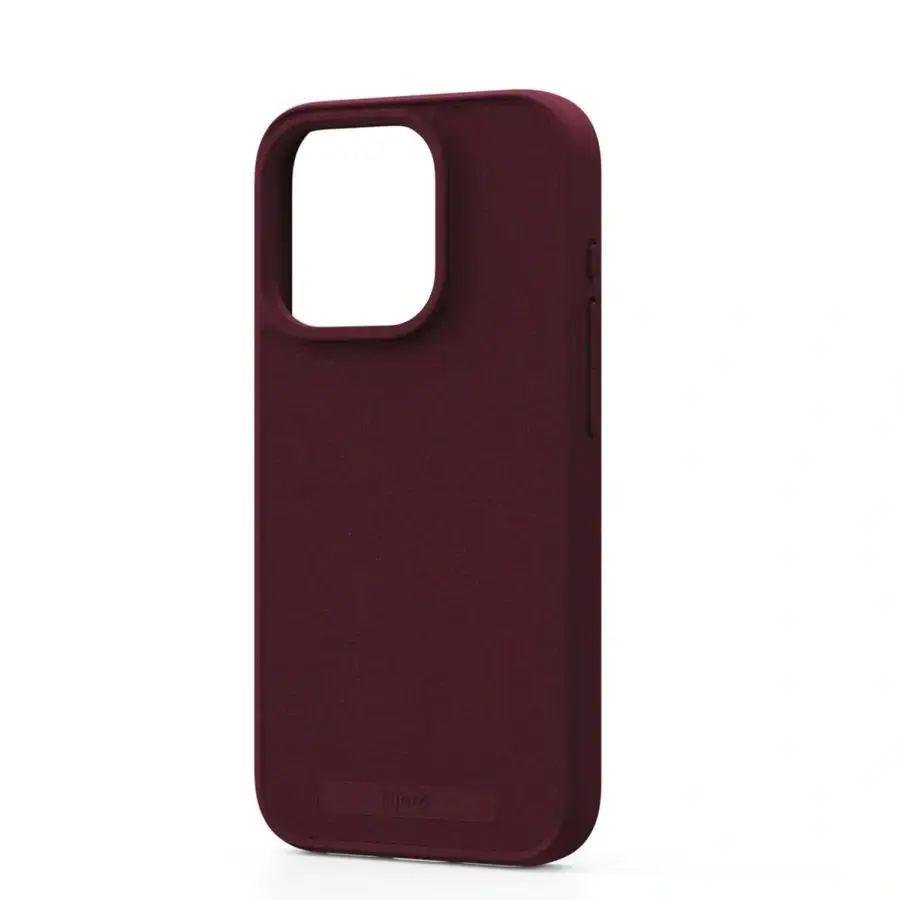 Чехол Njord Suede MagSafe Case for iPhone 15 Pro - Crimson Red (NA53SU11)
