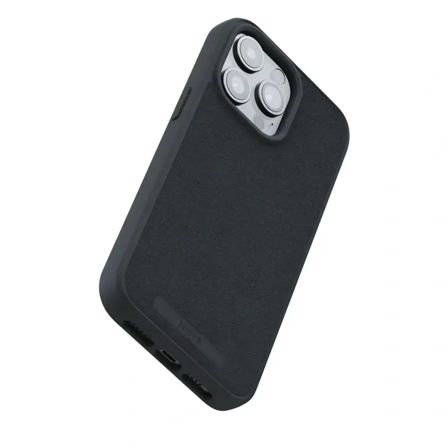 Чехол Njord Suede MagSafe Case for iPhone 15 Pro Max - Black (NA54SU00)
