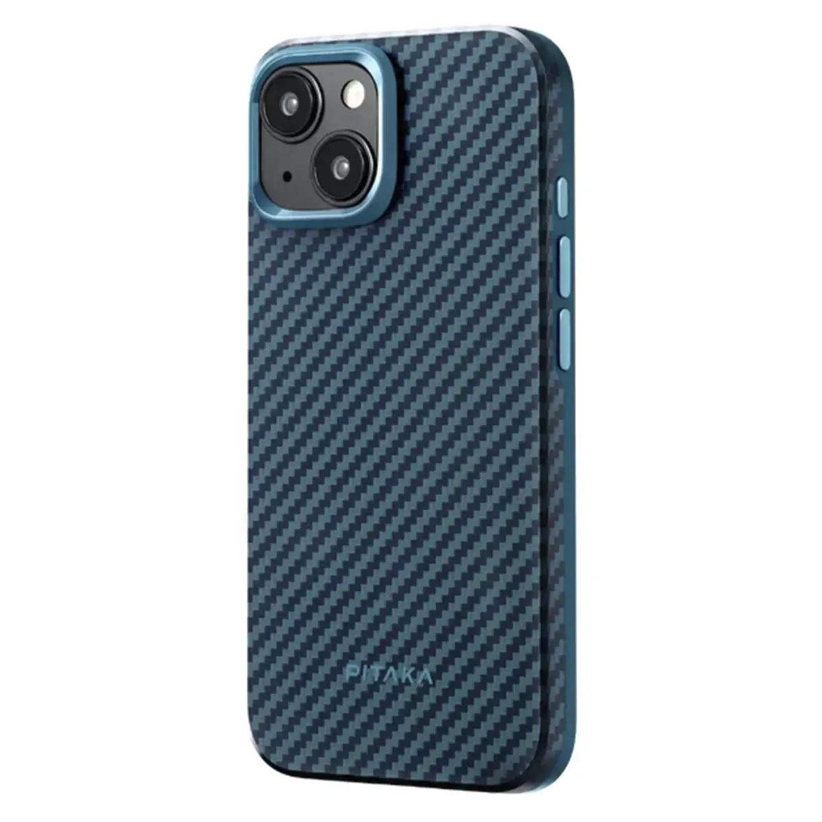 Чехол Pitaka MagEZ Case Pro 4 Twill 1500D for iPhone 15 Plus - Black/Blue (KI1508MP)