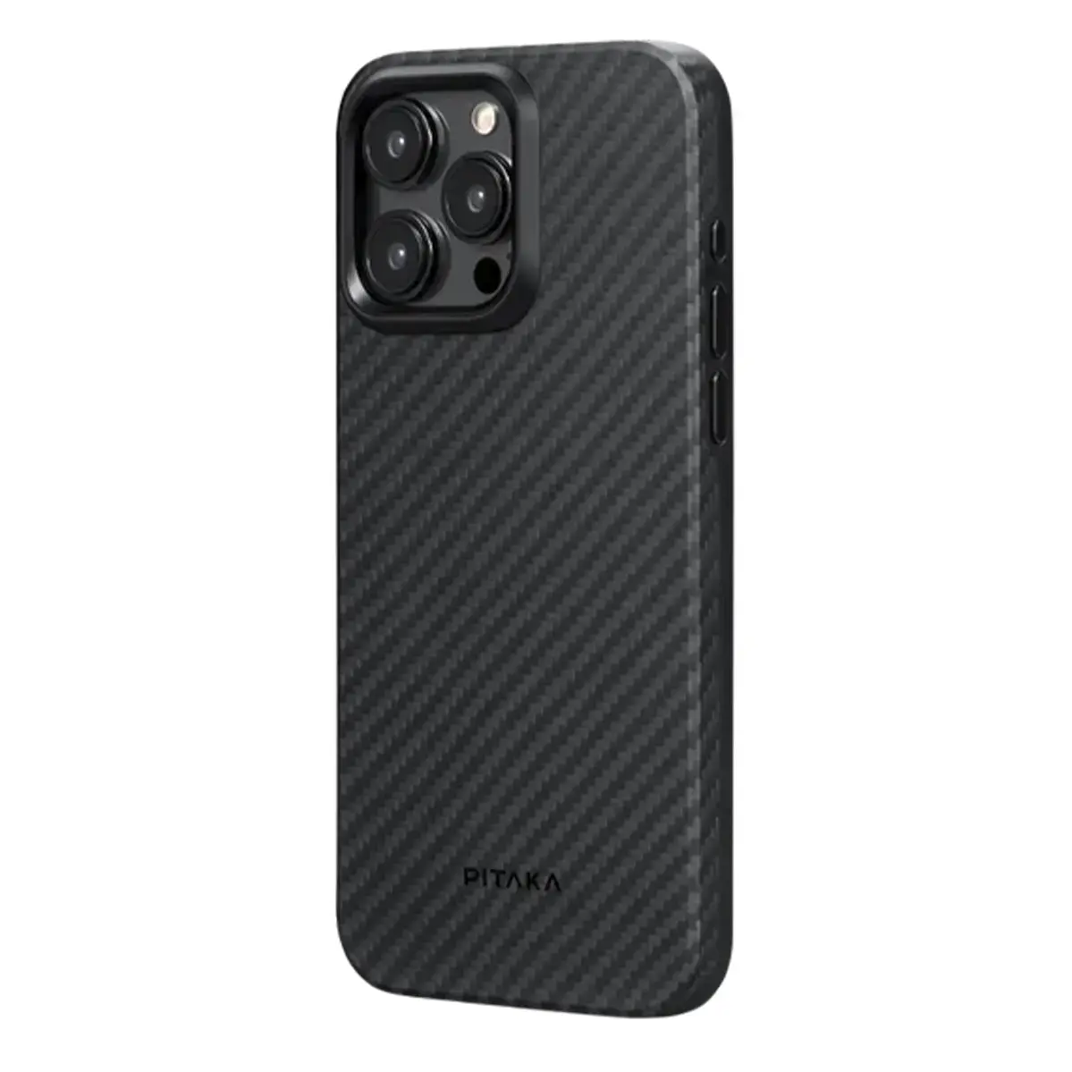 Чохол Pitaka MagEZ Case Pro 4 Twill 1500D for iPhone 15 Pro - Black/Grey (KI1501PP)