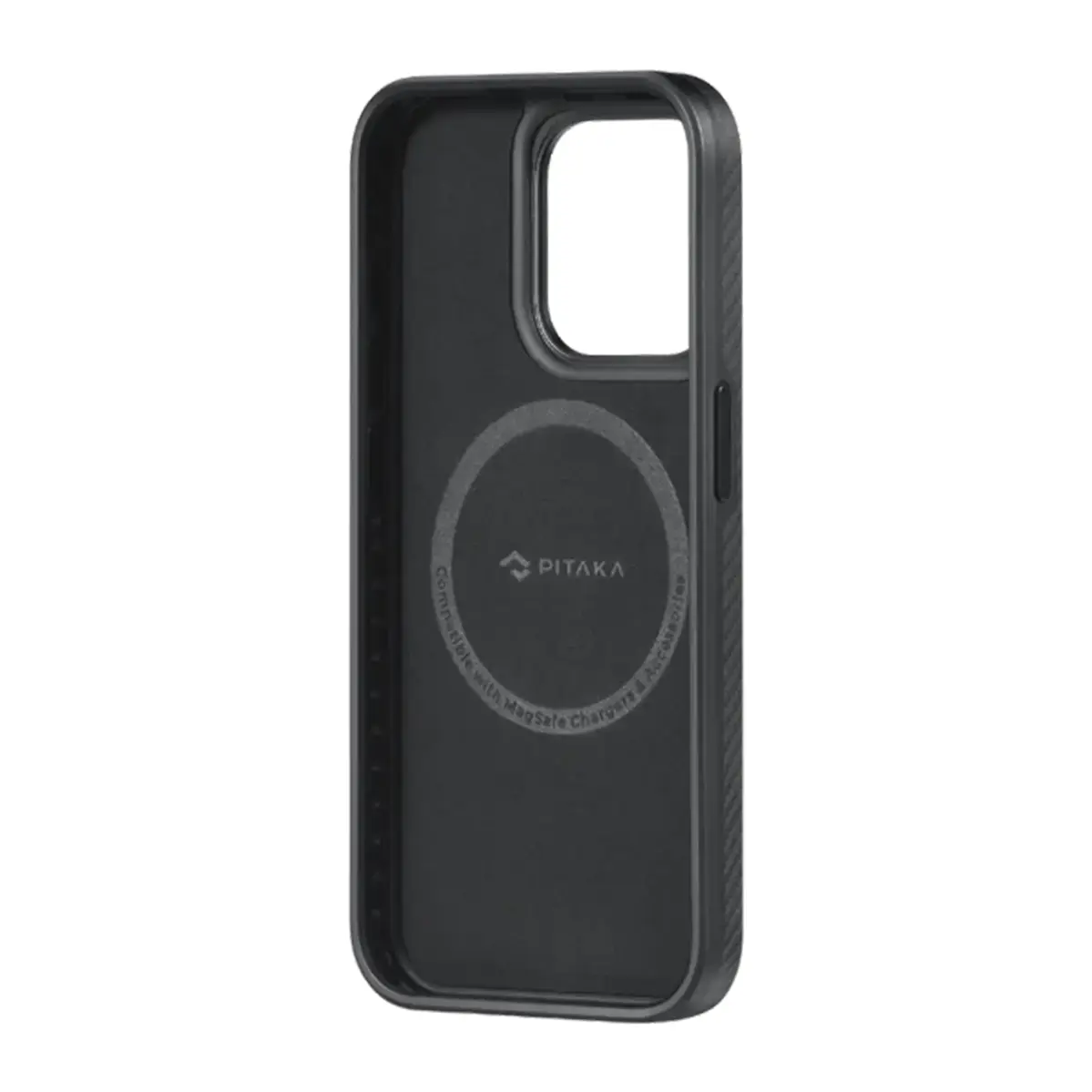 Чехол Pitaka MagEZ Case Pro 4 Twill 600D for iPhone 15 - Black/Grey (KI1501MMPA)