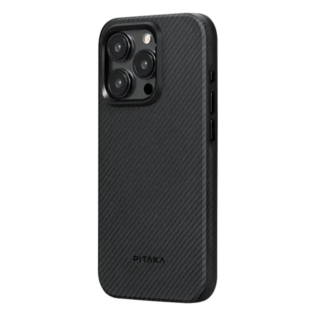Чехол Pitaka MagEZ Case Pro 4 Twill 600D for iPhone 15 Pro - Black/Grey (KI1501PPA)