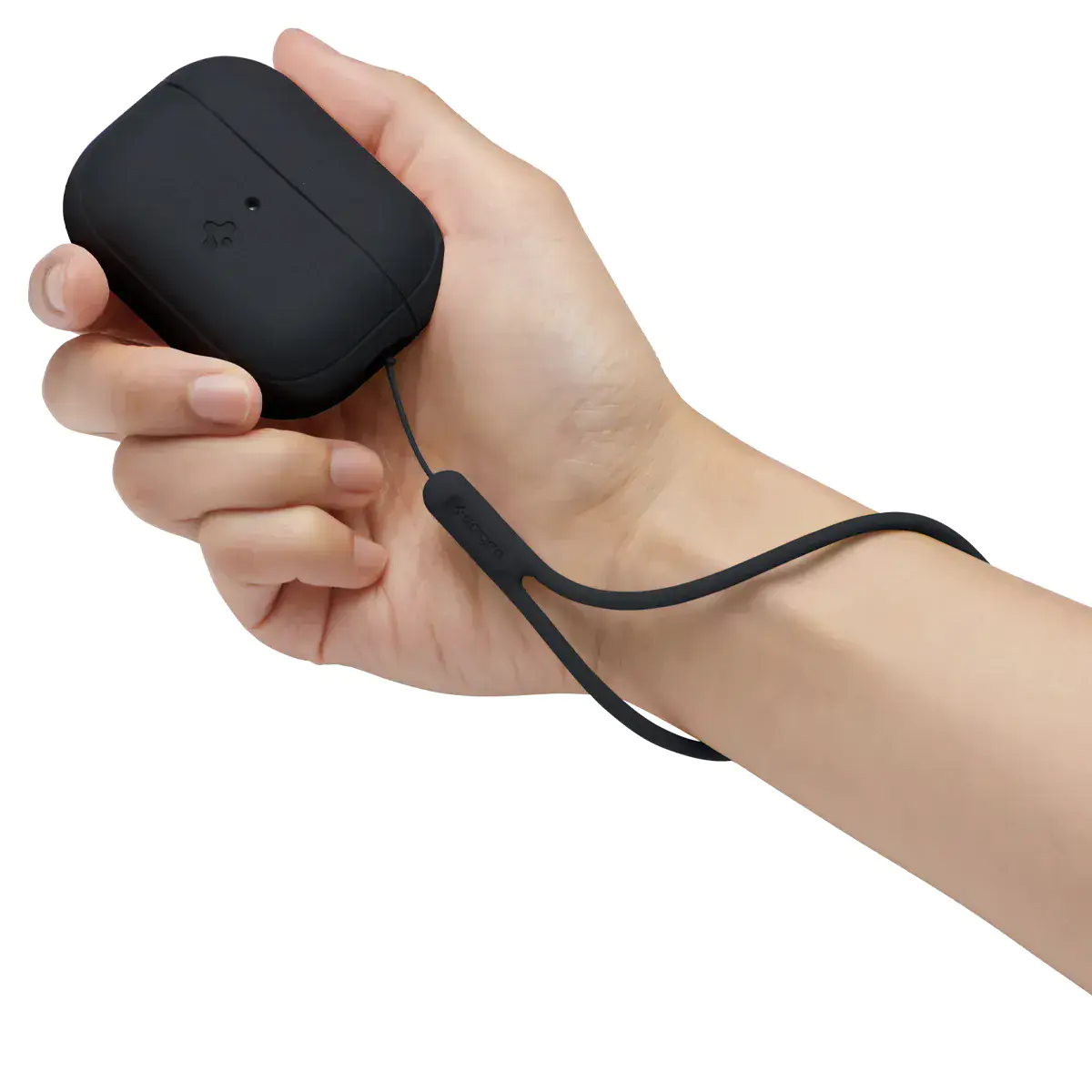 Чехол Spigen для AirPods Pro 2 Silicone Fit - Black (ACS05479)