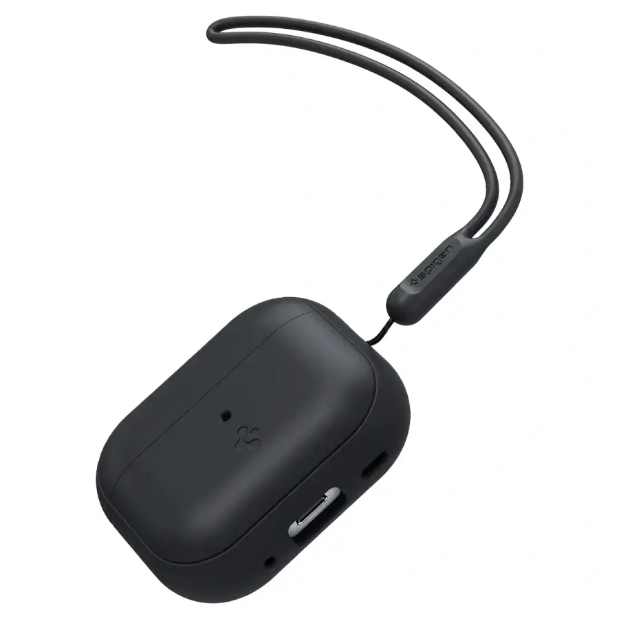 Чехол Spigen для AirPods Pro 2 Silicone Fit - Black (ACS05479)