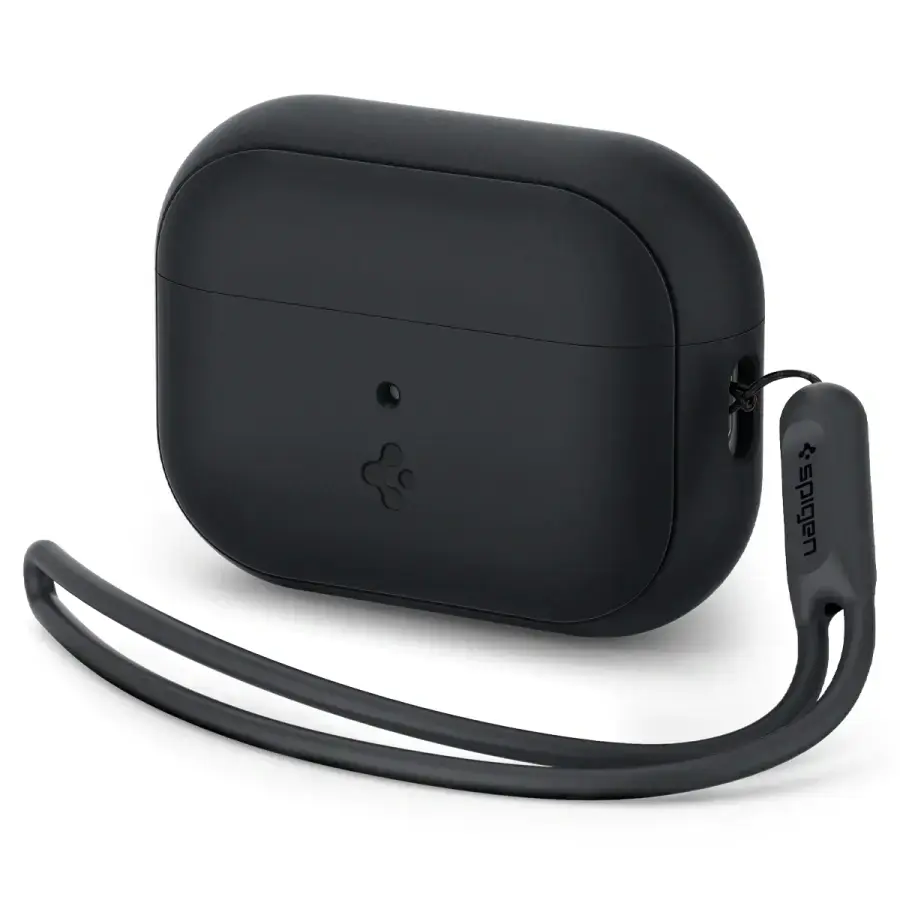 Чехол Spigen для AirPods Pro 2 Silicone Fit - Black (ACS05479)